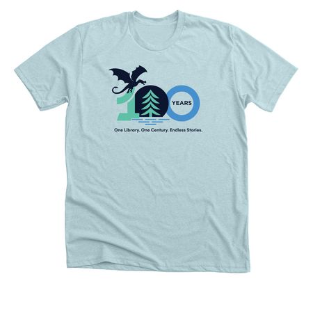 Centennial Shirt, a Heather Ice Blue Premium Unisex Tee