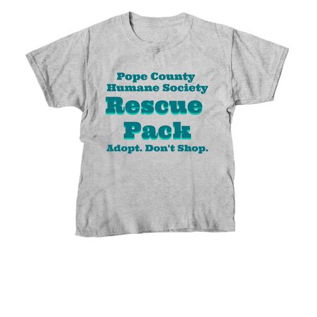 PCHS Rescue Pack, a Sport Grey Youth Unisex Tee