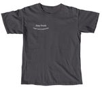 Cape Cod loves Cranberries, a Graphite Comfort Colors Unisex Tee (back-view)