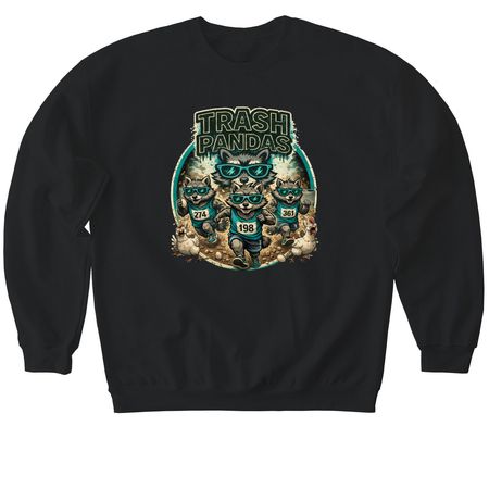 Chicken Run&nbsp;, a Black Softstyle Crewneck Sweatshirt