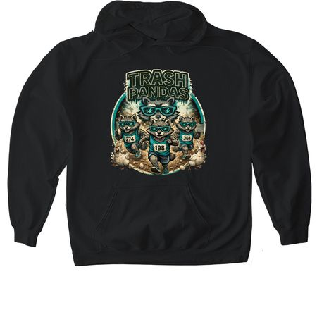 Chicken Run&nbsp;, a Black Gildan Softstyle Pullover Hoodie