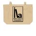 Libraries are for Everyone, a Oyster Large Organic Cotton Tote Bag (back-view)