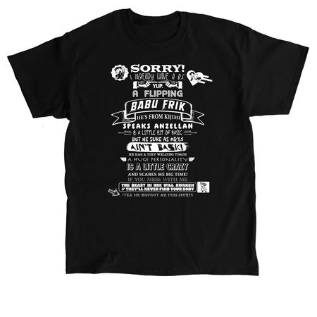 I Already Have a B.F.! (Babu Frik), a Black Classic Unisex Tee