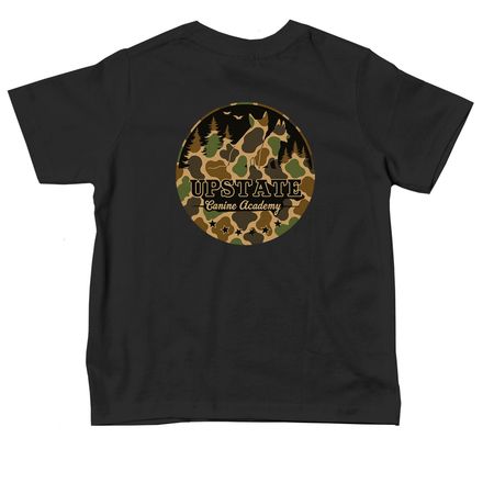Toddler Upstate Canine Academy&nbsp;, a Black Toddler Tee (back-view)