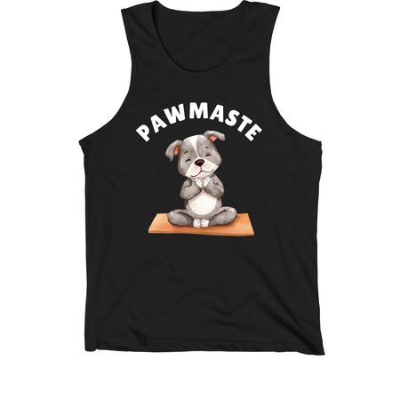 PAWMASTE, a Black Premium Cotton Tank