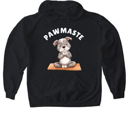PAWMASTE, a Black Gildan Softstyle Pullover Hoodie