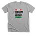 Lit City Freedom School Ts, a Athletic Heather Premium Unisex Tee