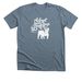 Adopt More Bulldogs, Script, a Heather Slate Premium Unisex Tee