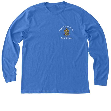 Sea Scout Swag&nbsp;, a Heather True Royal Premium Long Sleeve Tee