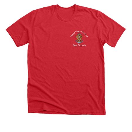 Sea Scout Swag&nbsp;, a Heather Red Premium Unisex Tee