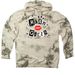 Tie Dye Sweatshirts: Large Logo, a Olive Tie Dyed Pullover Hoodie