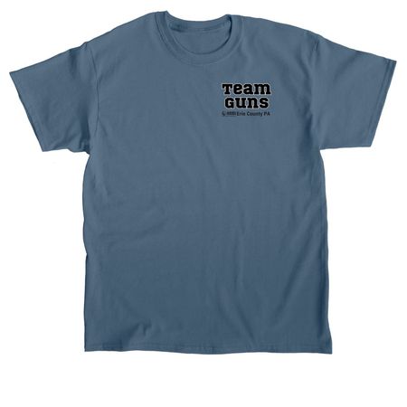 Team Guns, a Indigo Blue Classic Unisex Tee