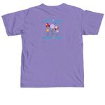 Fashion-style!, a Violet Comfort Colors Unisex Tee (back-view)