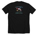Fashion-style!, a Solid Black Blend Premium Unisex Tee (back-view)