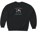 Fashion-style!, a Black Softstyle Crewneck Sweatshirt (back-view)