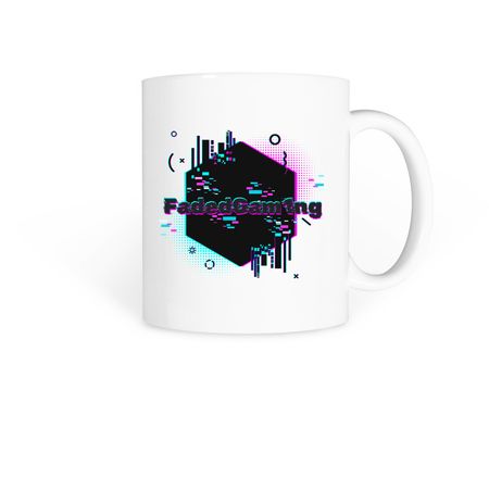 Neon Mutation Mug, a White Coffee Mug