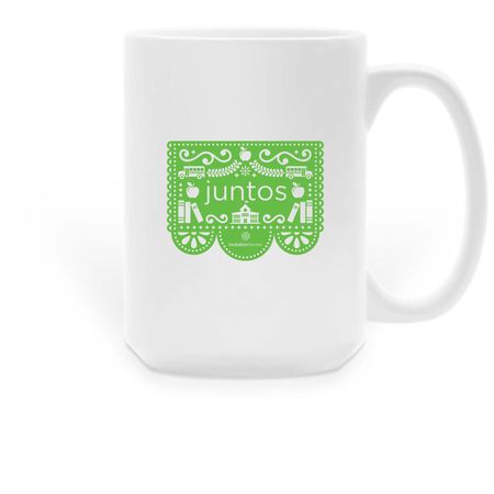 I Support Schools Mug, a White Large Coffee Mug