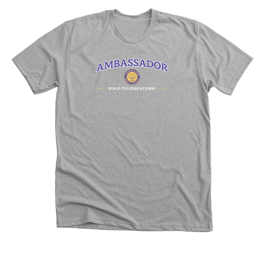 ABC Alumni Tee-Shirts, Sweatshirts & Hoodies&nbsp;, a Athletic Heather Premium Unisex Tee