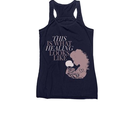 Healing&nbsp;, a Navy Women's Racerback