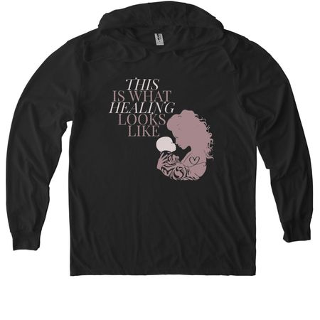Healing&nbsp;, a Space Black Allmade Eco Triblend Hoodie Tee
