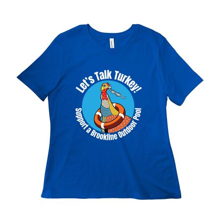 Dive in With Us in color, a True Royal Women?s Relaxed Cotton Tee