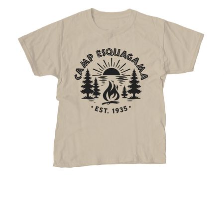 2026 Camp Shirt, a Sand Youth Unisex Tee