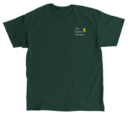The Emmy Memmy Golf Scramble, a Forest Green Classic Unisex Tee