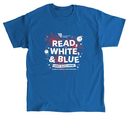 Read, White, & Blue, a Royal Classic Unisex Tee