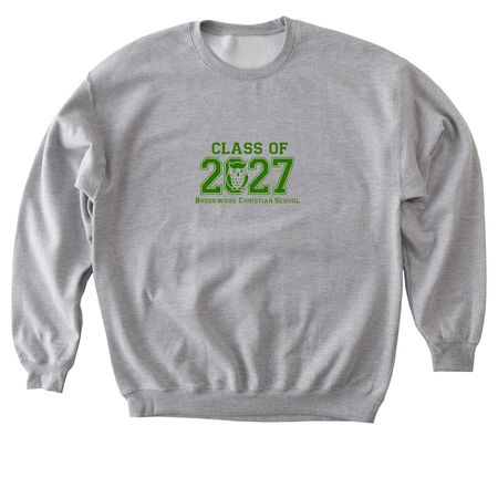BCS: Class of 2027, a Sport Grey Softstyle Crewneck Sweatshirt
