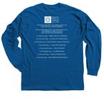 ECI Berkeley 2026, a Royal Blue Classic Long Sleeve Tee (back-view)
