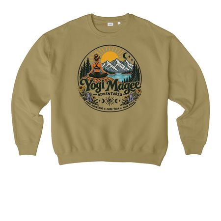 Magee Magic&nbsp;, a Faded Olive Stanley/Stella Ledger Dry Crewneck Sweatshirt