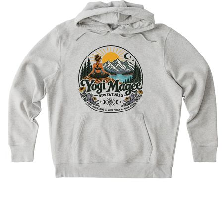 Magee Magic&nbsp;, a Cool Heather Grey Stanley/Stella Unisex Cruiser 2.0 Pullover Hoodie