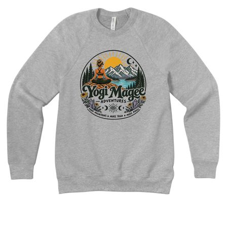 Magee Magic&nbsp;, a Athletic Heather Premium Raglan Crewneck Sweatshirt