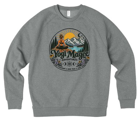 Magee Magic&nbsp;, a Aluminum Grey Heather Allmade Organic CVC Crewneck Sweatshirt