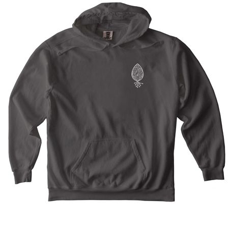 Deep Root Friends and Family, a Pepper Comfort Colors Pullover Hoodie