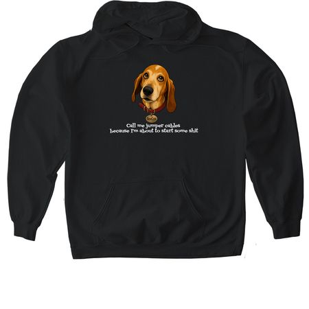 See-Crit, a Black Gildan Softstyle Pullover Hoodie