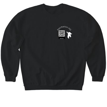 EpicNation TEE- HE, a Black Softstyle Crewneck Sweatshirt