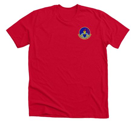 WMB Crest "Red Shirts", a Solid Red Blend Premium Unisex Tee
