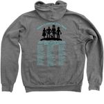 Wizard of Oz 2026&nbsp;, a Deep Heather Zip Up Hoodie (back-view)