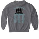 Wizard of Oz 2026&nbsp;, a Charcoal Gildan Softstyle Pullover Hoodie (back-view)