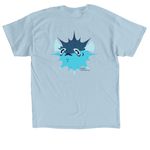 Support CCMI & help protect coral reefs, a Light Blue Classic Unisex Tee (back-view)
