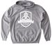 TCA white logo, a Sport Grey Gildan Softstyle Pullover Hoodie