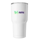 Driven by Possibility Tumbler, a White Insulated Tumbler (back-view)