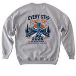 2026 Hope To Walk 5K, a Sport Grey Softstyle Crewneck Sweatshirt (back-view)