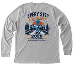 2026 Hope To Walk 5K, a Athletic Heather Premium Long Sleeve Tee (back-view)