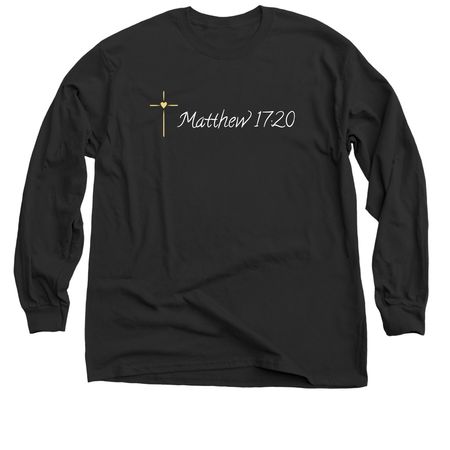 Mustard Seed, a Black Classic Long Sleeve Tee