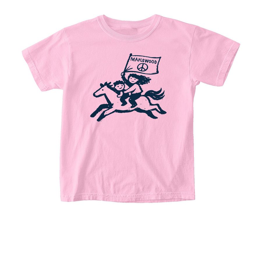 Go Mustangs ? Youth Tee, a Blossom Comfort Colors Youth Tee