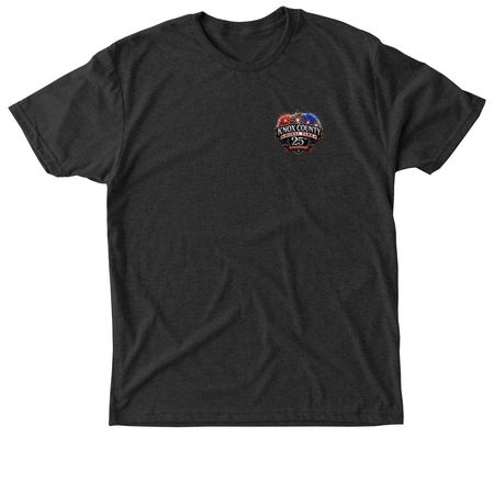 250 Years of America ? 25 Years of KCHP, a Vintage Black Triblend Unisex Tee