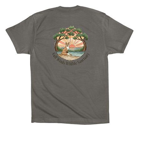 GWWS Fox, a Storm Premium Cotton Tee (back-view)