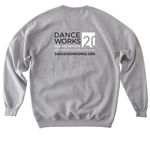 Danceworks Mad Hot Rhythm 20th Anniversary, a Sport Grey Softstyle Crewneck Sweatshirt (back-view)